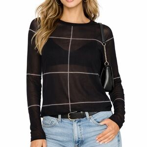 Bailey 44 Black Top with see thru Accents